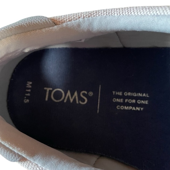 TOMS Men’s sneakers - classic lace-up style-Size 11.5-Great Condition - Picture 3 of 11